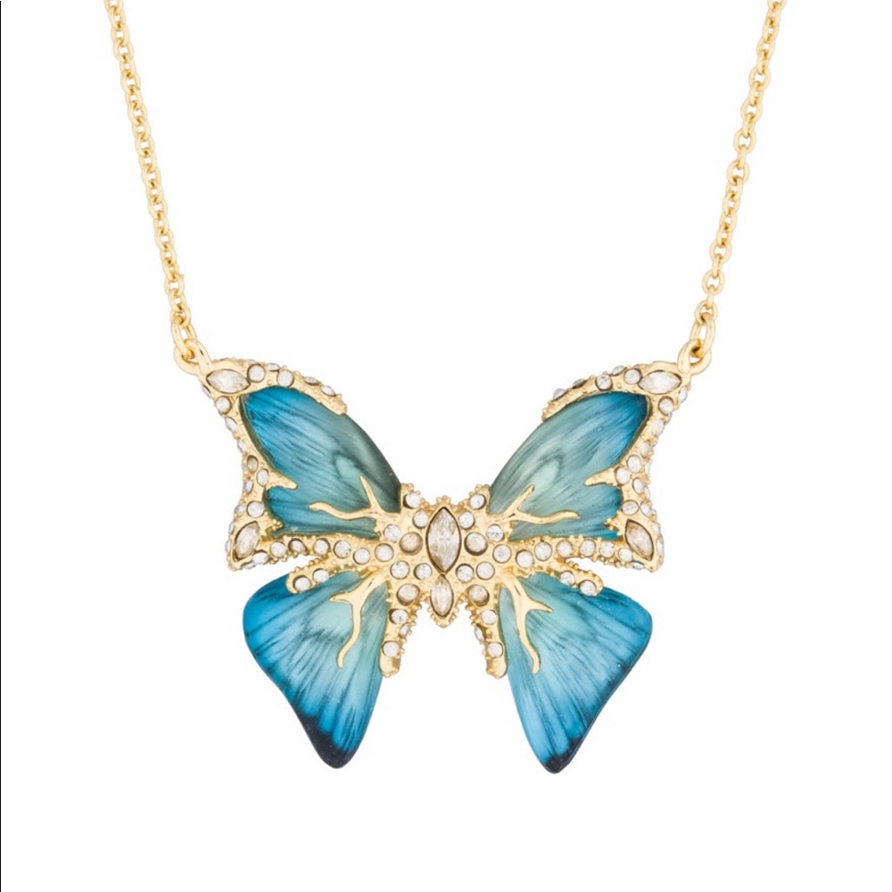 Alexis Bittar Butterfly Pendant Necklace